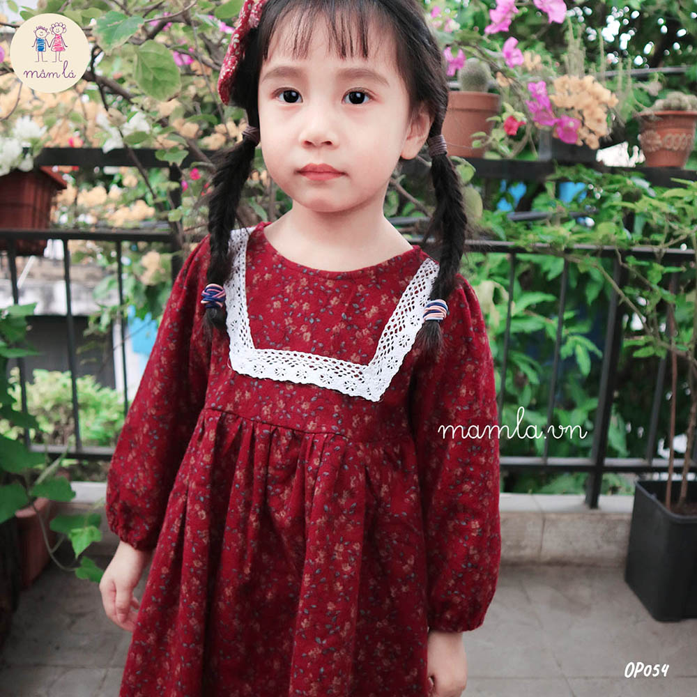Đầm  Váy hoa nhí cổ tròn tay lỡ cúc ngực xinh xắn vintage  Shopee Việt Nam